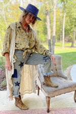 Load image into Gallery viewer, Star Dreamer Top - Mustard Paisley
