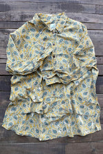 Load image into Gallery viewer, Star Dreamer Top - Mustard Paisley