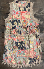 Load image into Gallery viewer, Ruffle Up High-Lo Top - Floral Dreams
