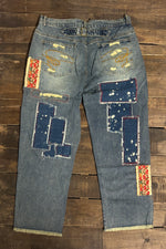Load image into Gallery viewer, Garden Splatter Jeans
