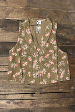 Load image into Gallery viewer, Spellbound Vest - Chocolate Floral
