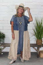 Load image into Gallery viewer, Gather Together Dress - Chambray
