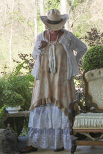 Load image into Gallery viewer, Whispered Skies Skirt - Parchment
