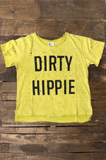 Load image into Gallery viewer, Dirty Hippie Tee - Vintage Chartreuse
