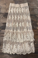 Load image into Gallery viewer, Whispered Skies Skirt - Oatmeal
