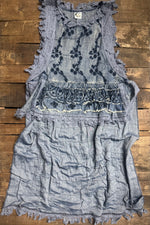 Load image into Gallery viewer, Ruffle Up High-Lo Top - Chambray
