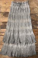 Load image into Gallery viewer, Whispered Skies Skirt - Charcoal

