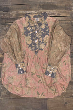 Load image into Gallery viewer, Harvest Treasures Tunic - Peach Floral
