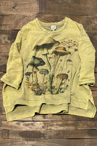 Dance With The Moon Sweatshirt - Mushroom Garden