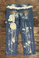 Load image into Gallery viewer, Lovestruck Jeans - Distressed Denim
