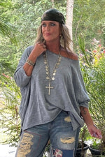 Load image into Gallery viewer, Be Free Top - Vintage Denim
