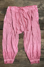 Load image into Gallery viewer, Heirloom Eyelet Bloomers - Petal Pink
