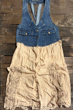 Load image into Gallery viewer, Whispering Willow Vest Duster - Tea Stain
