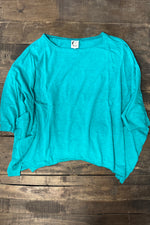 Load image into Gallery viewer, Be Free Top - Vintage Turquoise
