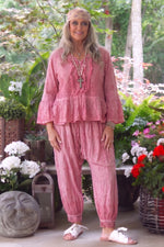 Load image into Gallery viewer, Heirloom Eyelet Bloomers - Petal Pink
