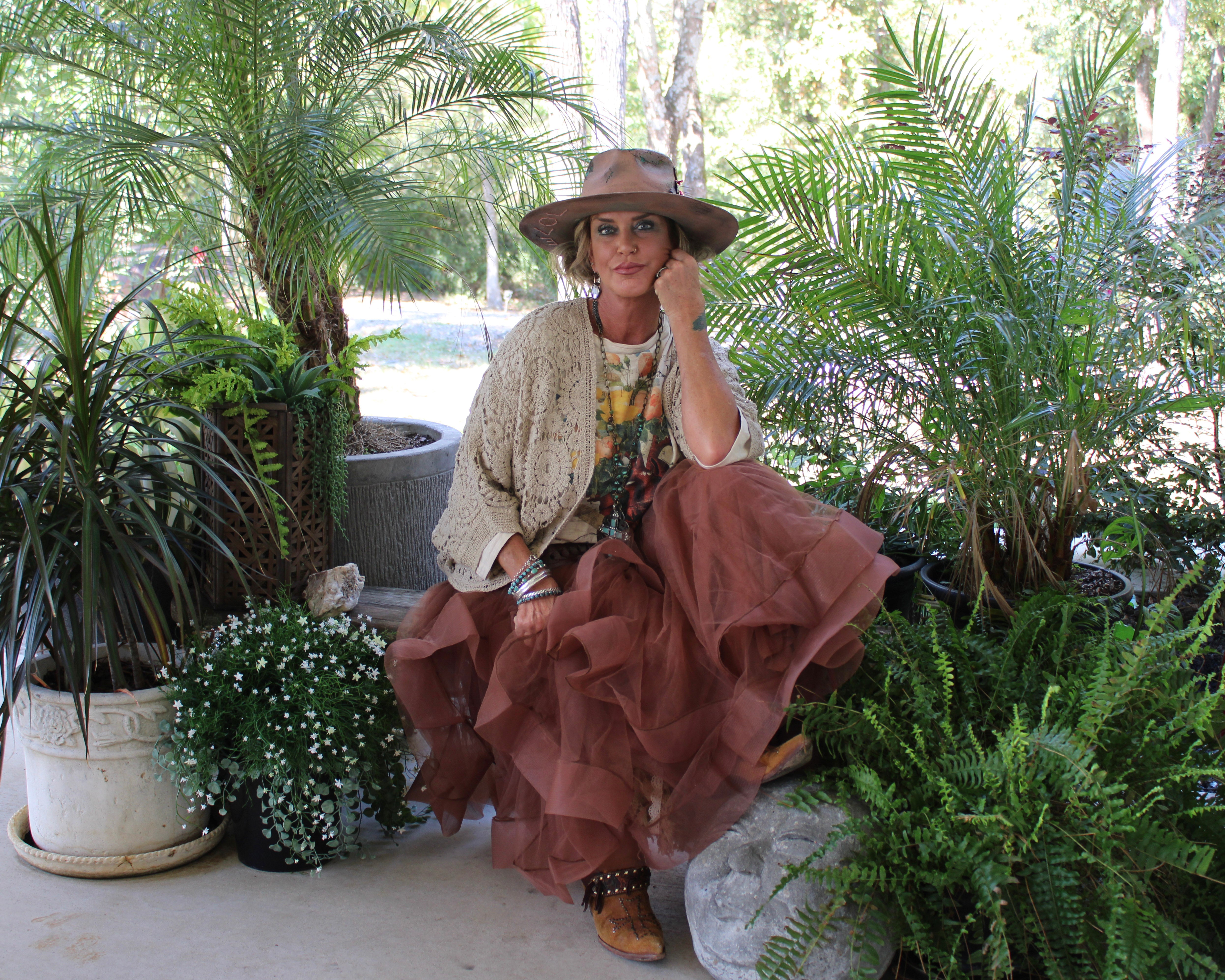 Ruffled Dreams Skirt - Chocolate