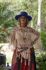 Load image into Gallery viewer, Weaving On Poncho
