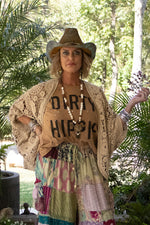 Load image into Gallery viewer, Dirty Hippie Tee - Vintage Chocolate
