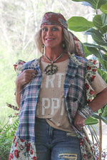 Load image into Gallery viewer, Dirty Hippie Tee - Vintage Tan

