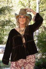 Load image into Gallery viewer, Rustic Evening Velvet Jacket
