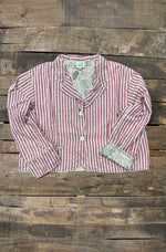 Load image into Gallery viewer, Collected Charm Jacket - Wine Stripe
