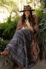 Load image into Gallery viewer, Victorian Romance Skirt - Chambray
