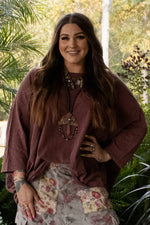 Load image into Gallery viewer, Be Free Top - Vintage Sangria
