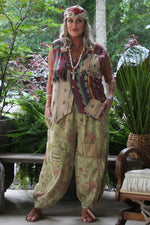 Load image into Gallery viewer, Balinese Walks Vest - Magenta Tribal
