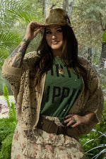 Load image into Gallery viewer, Dirty Hippie Tee - Vintage Emerald
