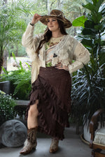 Load image into Gallery viewer, Whispering Hour Wrap Skirt
