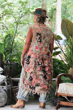 Load image into Gallery viewer, Ruffle Up High-Lo Top - Floral Dreams
