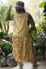 Load image into Gallery viewer, Ruffle Up High-Lo Top - Tea Stain
