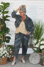 Load image into Gallery viewer, Painted Clover Jacket - Vintage Emerald
