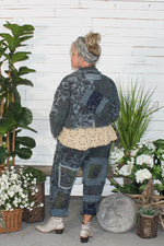 Load image into Gallery viewer, Painted Clover Jacket - Vintage Emerald
