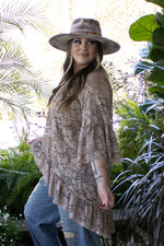 Load image into Gallery viewer, Layered In Time Tunic - Chocolate
