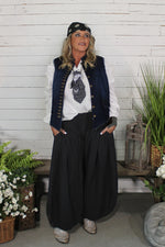 Load image into Gallery viewer, Mesmerized Vest - Dark Chambray
