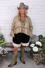 Load image into Gallery viewer, Vintage Romance Shorts - Chocolate
