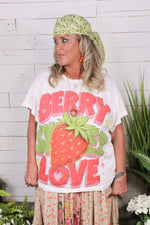 Load image into Gallery viewer, HJG Weathered and Worn Tee - Berry Sweet
