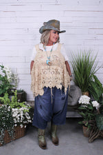 Load image into Gallery viewer, Earthsong Harem Pants - Dark Chambray
