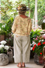 Load image into Gallery viewer, Barrel Of Dreams Jeans - Olive Stripe
