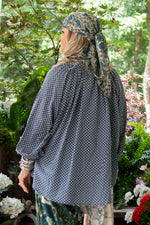 Load image into Gallery viewer, Sweet Nothings Shirt - Navy Dot
