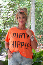 Load image into Gallery viewer, Dirty Hippie Tee - Vintage Tangerine
