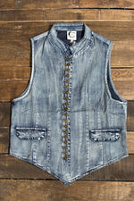 Load image into Gallery viewer, Mesmerized Vest - Medium Chambray
