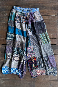 Patchwork Sunrise Pant - Royal JG-207