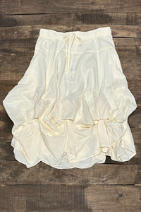 Ruffled Up Skirt - Parchment