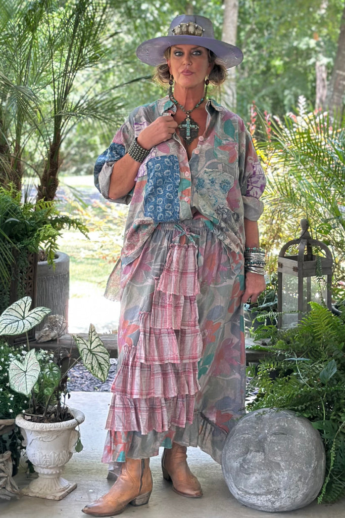 Fields of Dreams Skirt - Faded Garden