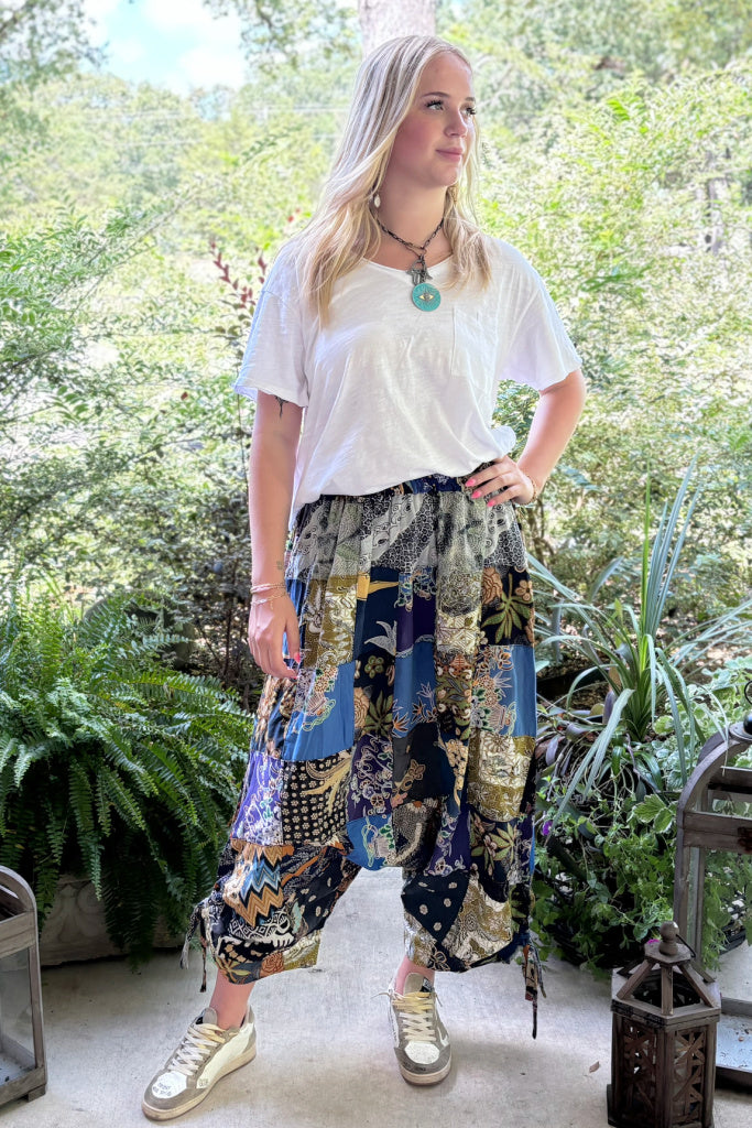 Patchwork Love Harem Pants