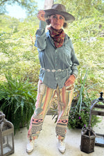 Load image into Gallery viewer, Balinese Walks Pants - Tribal
