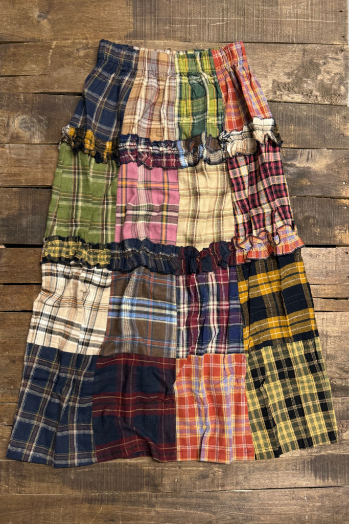 Plaid To Meet You Skirt