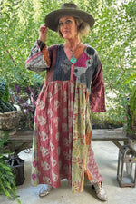 Load image into Gallery viewer, Kantha Sunrise Dress JG-156
